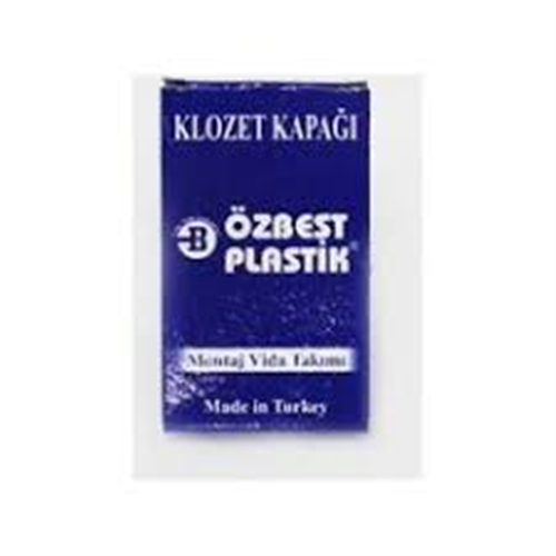 KLOZET KAPAK VİDA TAKIM KUTULU PVC