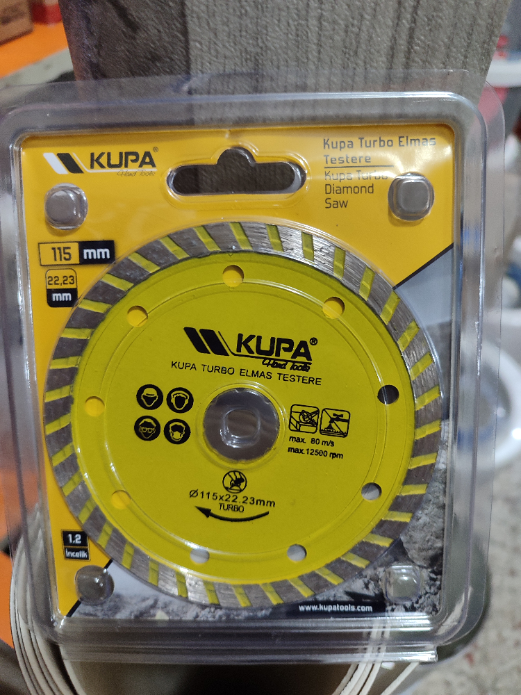 PİYASA 115 MM TURBO ELMAS KESİCİ 