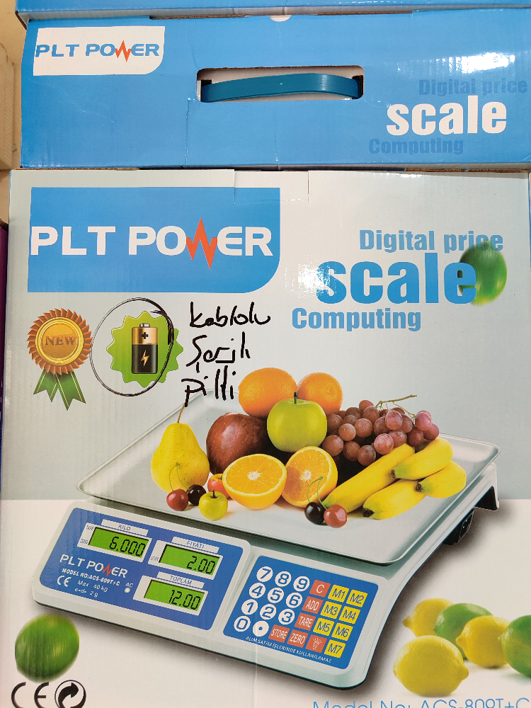 40 KG KABLOLU ŞARJLI PİLLİ DİJİTAL TERAZİ