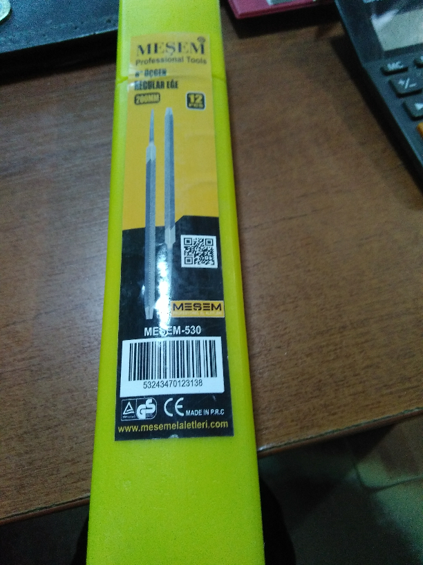8''ÜÇGEN EĞE
