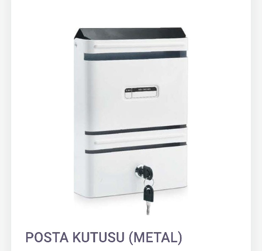 POSTA KUTUSU TEKLİ 